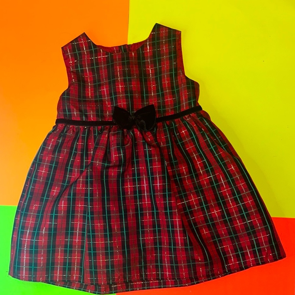 12m gently used Christmas dress